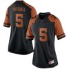 Adonai Mitchell No 5 Black Texas Longhorns Football Jersey For Youth