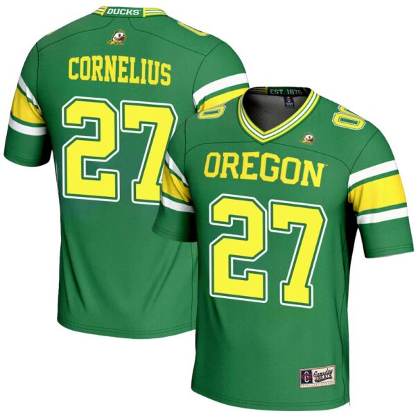 Ajani Cornelius No 27 Men’S Gameday Green Ndsu Bison Endzone Football Jersey