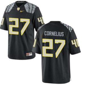Ajani Cornelius No 27 University of Oregon Men’s Football Limited High School Jerseys Black