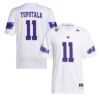 Anay Nagarajan No 40 Men’s White Washington Huskies Premier Football Jersey