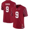 Amari Cooper No 9 Men’s Alabama Crimson Tide Limited Custom Rose Bowl 2021 Jersey