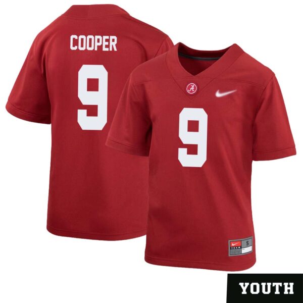 Amari Cooper No 9 Youth’s Crimson Alabama Crimson Tide Player Home Game Jersey