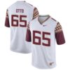 Andre Otto No 65 Men’s Florida State Seminoles White Golden Limited Football Jersey
