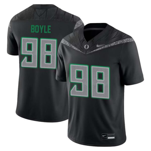 Andrew Boyle No 98 Men’S Black Oregon Ducks Alumni Game Jersey