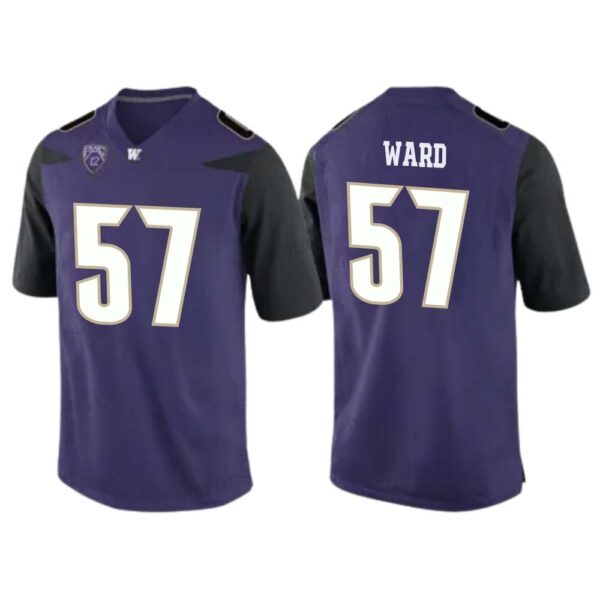 Anthony Ward No 57 American College Football Wear Mens Ncaa Washington Huskies Football Jersey