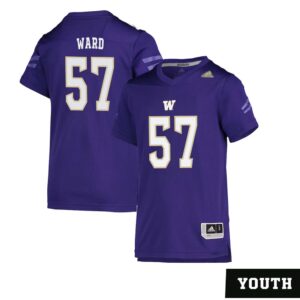Anthony Ward No 57 Youth’s Purple Washington Huskies Team Premier Football Jersey