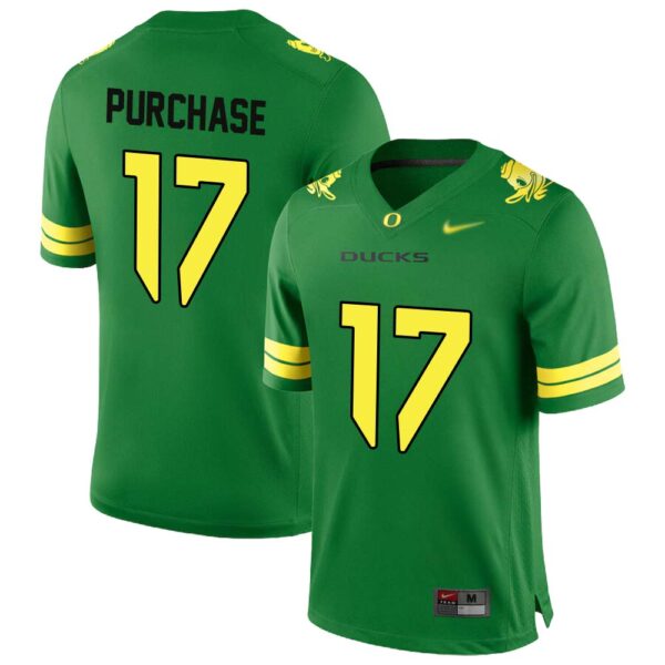 Blake Purchase No 17 Oregon Men’S Football Limited High School Home Jerseys Green
