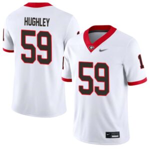 Bo Hughley No 59 Mens White Georgia Bulldogs NIL Pick A Player Football Jersey