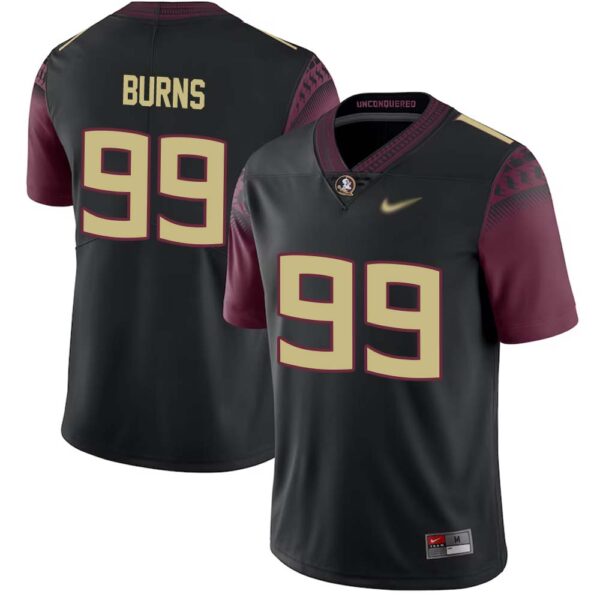 Brian Burns No 99 Men’s Florida State Seminoles Limited Football Jersey – Black