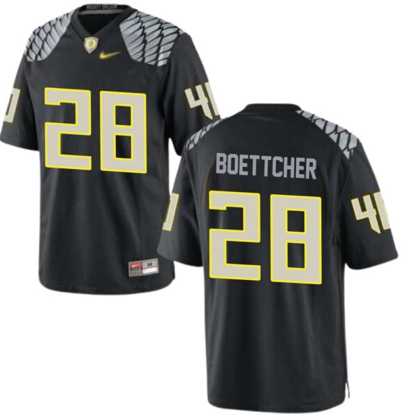 Bryce Boettcher No 28 University Of Oregon Men’S Football Limited High School Jerseys Black