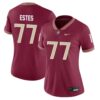 Bryson Estes No 77 Woman’s White Florida State Seminoles Game Football Jersey