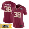Cade Papineau No 38 Youth Cfp Florida State Seminoles 2025 Home Game Jersey- Replica