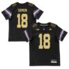 Camden Sirmon No 18 Men’s Washington Huskies Football Jersey – Purple
