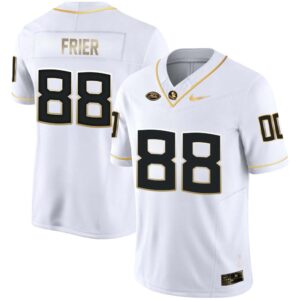 Camdon Frier No 88 Men’s Florida State Seminoles White Golden Limited Football Jersey