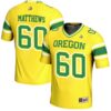 Casey Matthews No 60 Youth’S Apple Green Oregon Ducks Football Game Jersey