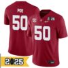 Tyrion Ingram-Dawkins No 93 Woman Cfp Georgia Bulldogs 2025 Home Game Jersey- Replica