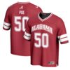 Casey Poe No 50 Men’s White Alabama Crimson Tide Custom Game Football Jersey