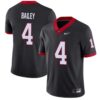 Champ Bailey No 4 Georgia Bulldogs Mens Ncaa Red 2022 National Championship Decisive Highlights College Football Jersey