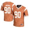 Charles Omenihu No 90 Men’s Gameday Greats Texas Orange Texas Longhorns Icon Print Nil Pick-A-Player Football Jersey