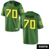 Charlie Pickard No 70 Yellow Oregon Ducks Nil Player Football Jersey For Men