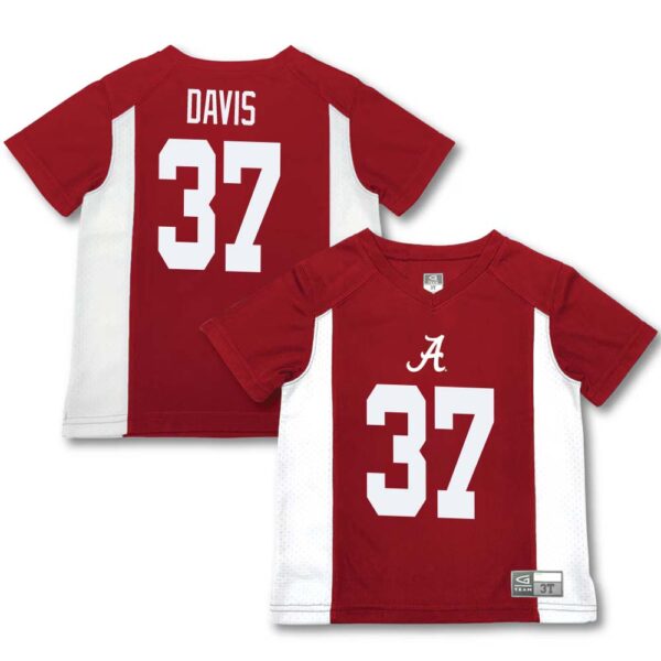 Cole Davis No 37 Men’s Crimson Alabama Crimson Tide Football Jersey