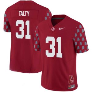 Conor Talty No 31 Men’s Alabama Crimson Tide Vapor College Football Limited Stitched Crimson