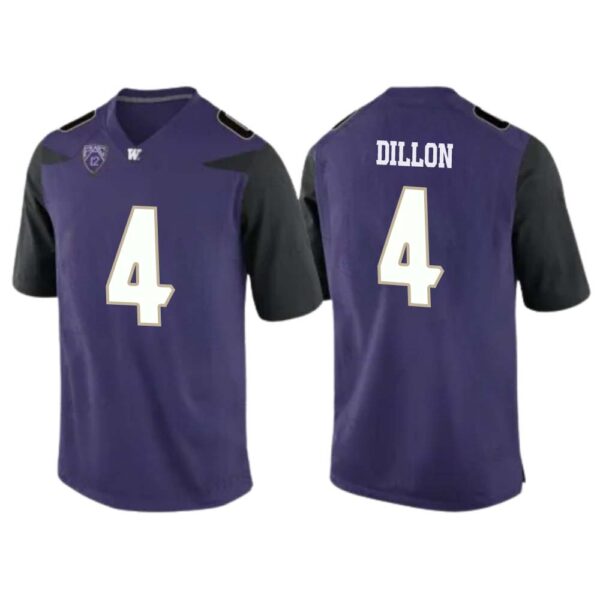 Corey Dillon No 4 American College Football Wear Mens Ncaa Washington Huskies Football Jersey
