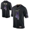 Corey Dillon No 4 Men’s Washington Huskies Purple Throwback Reverse Retro Replica Football Jersey