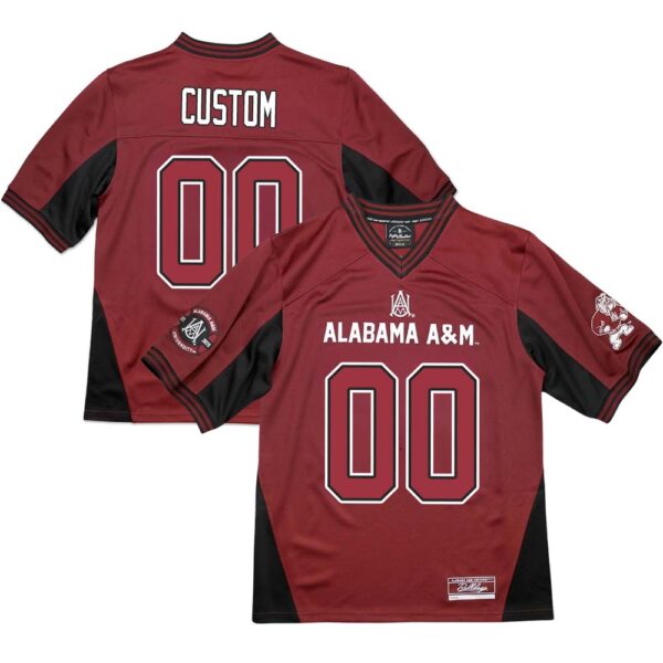 Custom 00 Big Boy Alabama A&M Bulldogs S11 Mens Football Jersey