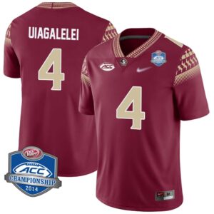 DJ Uiagalelei No 4 Men’s Florida State Seminoles 2014 ACC Championship Limited Football Jersey