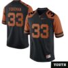 D’onta Foreman No 33 Black Texas Longhorns Football Jersey For Woman