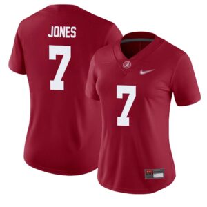 DaShawn Jones No 7 Woman’s Crimson Alabama Crimson Tide Player Home Game Jersey
