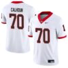 Daniel Calhoun No 70 Mens Georgia Bulldogs 2023 Alternate Vapor Limited Jersey