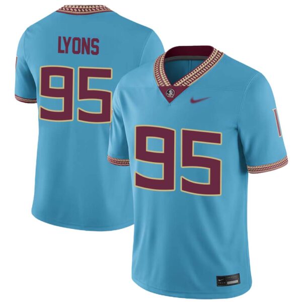 Daniel Lyons No 95 Men’s Florida State Seminoles Heritage Game Jersey