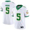 Dante Moore No 5 Men’s Oregon Ducks Cancer White Limited Jersey