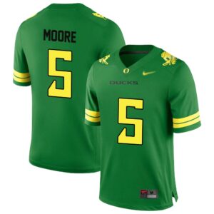 Dante Moore No 5 Oregon Men’s Football Limited High School Home Jerseys Green