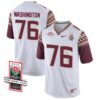 Darius Washington No 76 Men’s Florida State Seminoles 2014 Acc Championship Limited Football Jersey