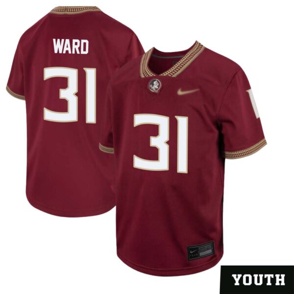 Demarco Ward No 31 Youth’s Florida State Seminoles Home Game Football Jersey