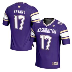 Deven Bryant No 17 Men’s GameDay Greats Purple Washington Huskies NIL Pick-A-Player Football Jersey
