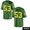 Devin Brooks No 53 Yellow Oregon Ducks Nil Player Football Jersey For Men