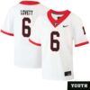 Dominic Lovett No 6 Youths Black Georgia Bulldogs Pick A Player Replica Football Jersey