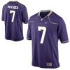 Ephesians Prysock No 7 Men’s Washington Huskies Black & Gold Premier Football Jersey