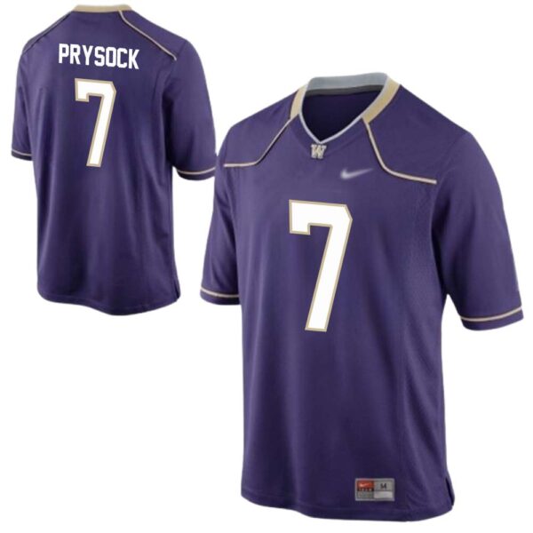 Ephesians Prysock No 7 Men’s Washington Huskies Football Jersey – Purple