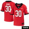 Gunner Stockton No 14 Georgia Bulldogs Mens Ncaa Black 2022 National Championship Decisive Highlights College Football Jersey