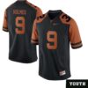 Gavin Holmes No 9 Black Texas Longhorns Football Jersey For Woman