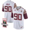 Grady Kelly No 90 Men’s Florida State Seminoles 2014 Acc Championship Limited Football Jersey