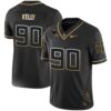 Grady Kelly No 90 Men’s Florida State Seminoles Football Vapor Gold Jersey