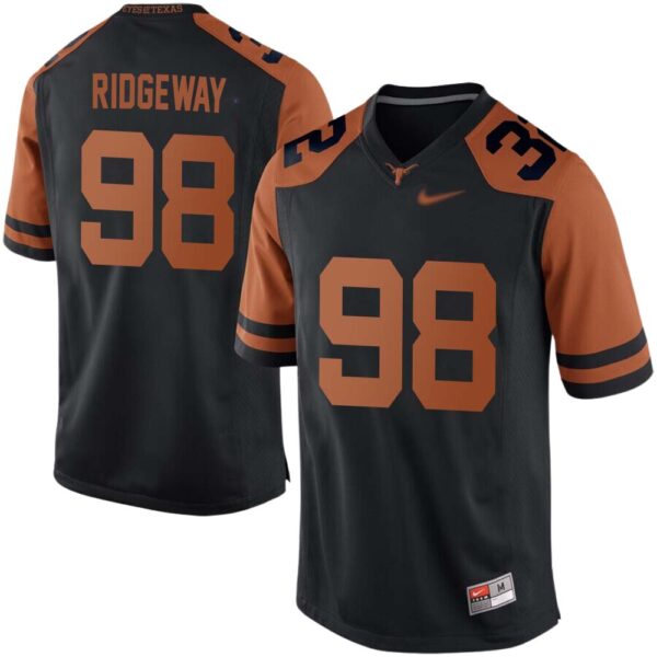 Hassan Ridgeway No 98 Black Texas Longhorns Football Jersey For Men