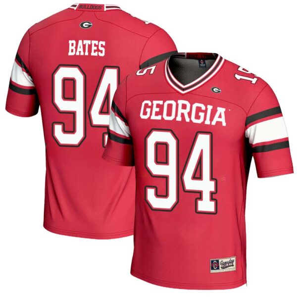 Henry Bates No 94 Mens Gameday Greats Carson Beck Red Georgia Bulldogs Nil Player Football Jersey
