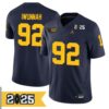 I_Marion Stewart No 82 Youth Cfp Michigan Wolverines 2025 Home Game Jersey- Replica